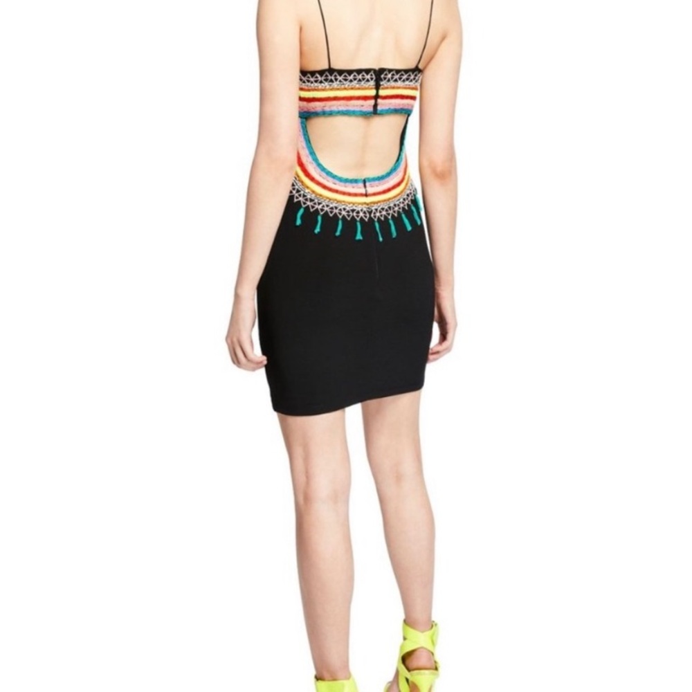 Alice + Olivia Loralee Embroidered mini dress